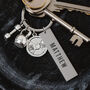 Personalised Gym Gift For Him Engraved Keyring, thumbnail 1 of 2