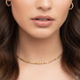 Shikaku 18 K Gold Plated Small Bead Necklace, thumbnail 2 of 5