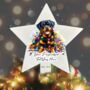 Personalised Rottweiler In Christmas Lights, thumbnail 9 of 10