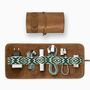 Leather Tech Roll Organiser With Optnl Access, thumbnail 2 of 6