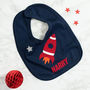 Personalised Space Rocket Baby Blanket, thumbnail 3 of 4