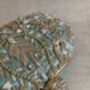 Mint Green Handcrafted Embroidered Oval Clutch Bag, thumbnail 6 of 9
