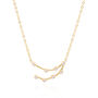 Esphyr Constellation Zodiac Necklace 18 K Gold Plated, thumbnail 7 of 8