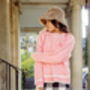 Pink Piped Detail Knit Jumper, thumbnail 6 of 6