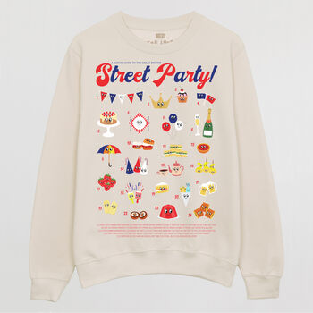 Street Party Platinum Jubilee Souvenir Sweatshirt, 3 of 3