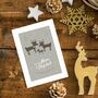 'To My Mom And Stepdad' Christmas Card Reindeer, thumbnail 5 of 10