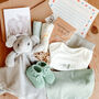 Neutral Elephant Baby Gift Set, Baby Shower Gift Box Hamper, thumbnail 4 of 12