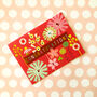 Mini Floral Congratulations Card, thumbnail 3 of 5