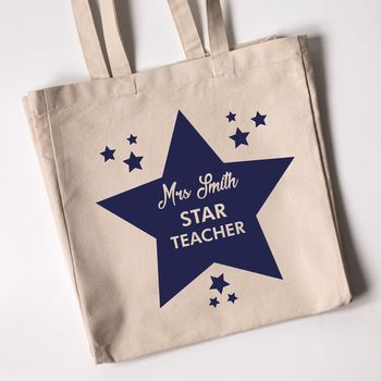Personalised Teacher Tote Bags, 2 of 10
