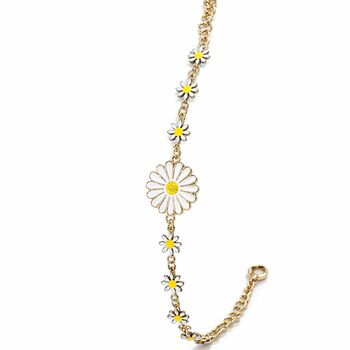 Sun Flower Charms Summer Adjustable Bracelet, 2 of 3