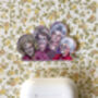 Golden Girls Holographic Sticker, Retro Fan Art Sticker, thumbnail 4 of 6