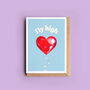 Fly High Heart Balloon Good Luck Candle Gift, thumbnail 2 of 4