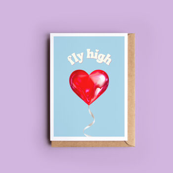 Fly High Heart Balloon Good Luck Candle Gift, 2 of 4