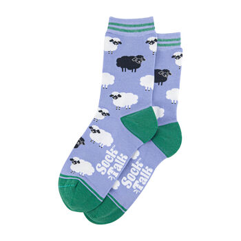 Black Sheep Bamboo Socks Women's Blue, 3 of 3