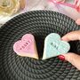 Yours And Mine Vanilla Valentine Letterbox Cookies, thumbnail 7 of 9