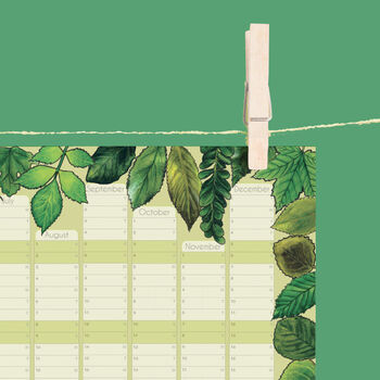 2026 Leaves Wall Calendar And Year Planner, 3 of 5
