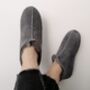 Miko Grey Luxury Sheepskin Slippers Boots, thumbnail 6 of 7