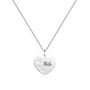 Personalised Engraved Name Necklace Dog Paw Print Design, thumbnail 1 of 4