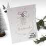 Husband Christmas Keepsake Bauble Card Box, thumbnail 1 of 5