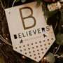 Personalised Father Christmas 'Believers!' Sign, thumbnail 1 of 2