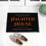 Personalised Halloween Haunted House Indoor Doormat, thumbnail 1 of 4