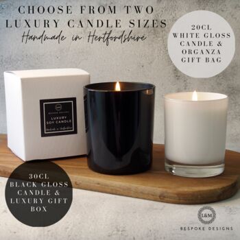 Engagement Candle Gift Set Personalised Engagement Gift, 6 of 8