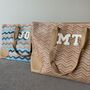 Personalised Chevron Patch Tote Bag, thumbnail 1 of 5