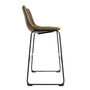 Dexter Chesnut Brown Set Of Kitchen Two Bar Stools, thumbnail 6 of 12