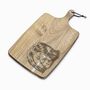 Personalised Bearded Collie Engraved Acacia Serving Board, thumbnail 2 of 2