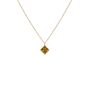 Rose Gold Pendant Birthstone Necklace November Topaz, thumbnail 4 of 5
