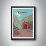 Fundy National Park Canada Travel Poster Art Print, thumbnail 1 of 8