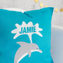 Personalised Dolphin Cushion, thumbnail 2 of 2