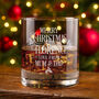 Merry Christmas Message Tumbler Glass With Chocolate Tree And Coaster Gift Boxed Set, thumbnail 3 of 7