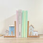 Amsterdam House Style Wooden Bookend Pair, thumbnail 2 of 6