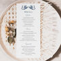 Wedding Menu Cards, thumbnail 5 of 6