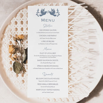 Wedding Menu Cards, 5 of 6