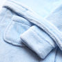 Personalised Blue Hooded Fleece Dressing Gown, thumbnail 3 of 6
