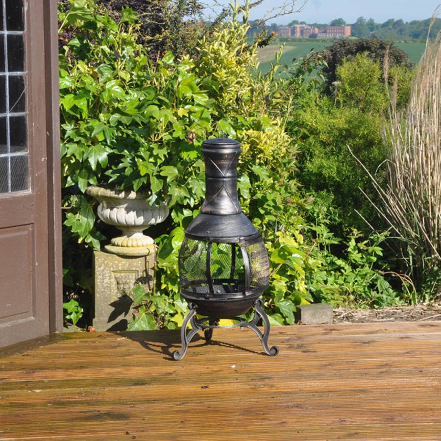Chiminea / Cast Iron By Garden Selections