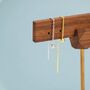 Sterling Silver Minimalist Ball Ear Threader, thumbnail 3 of 10