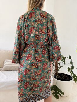 Green Kimono Robe, 3 of 4
