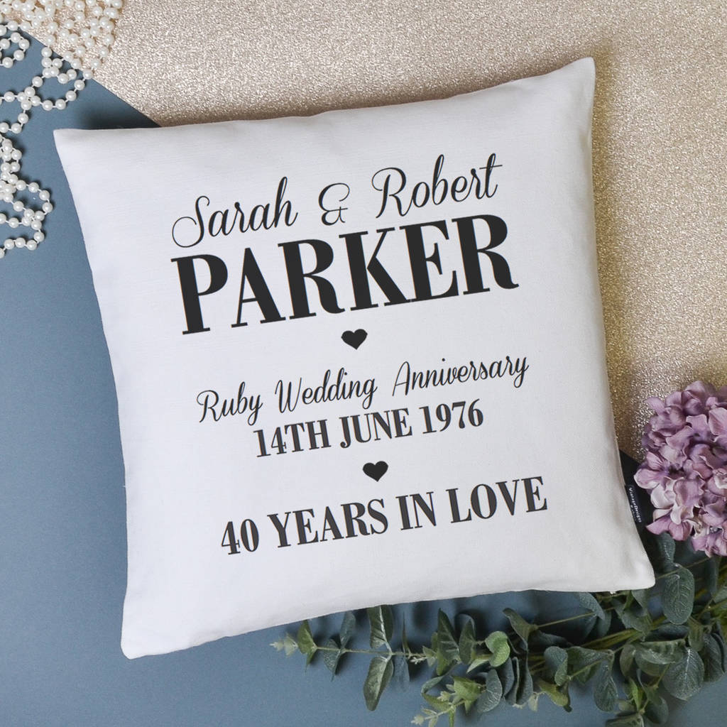 Anniversary Cushion Cover, 1 of 6