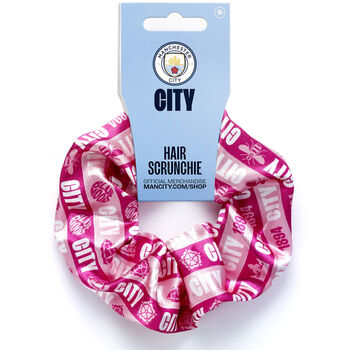 Manchester City Football Club Pink Icons Hair Scrunchie, 2 of 2