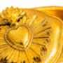 Gold Sacred Heart Trinket Box, thumbnail 2 of 3