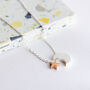 Personalised Moon And Star Necklace, thumbnail 7 of 11