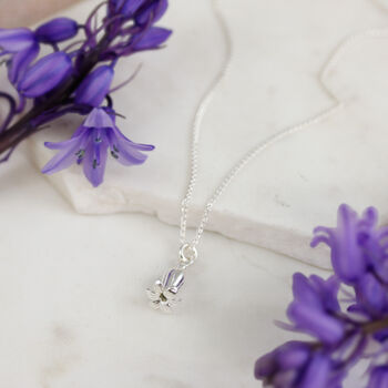Bluebell Solid Silver Necklace, 4 of 9