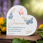 Personalised Butterfly Heart Ornament, thumbnail 2 of 4