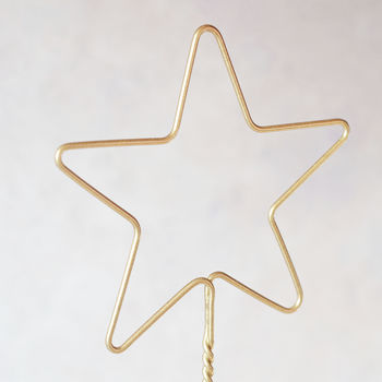 Christmas Star Wire Tree Topper, 6 of 12