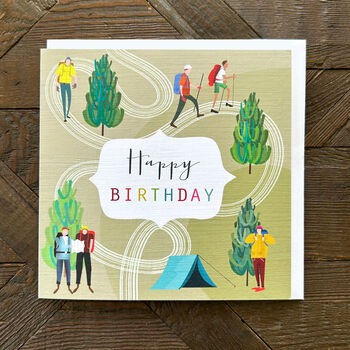 Hiking Happy Birthday Card, 3 of 5