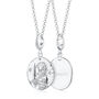 Engraved Sterling Silver Virgo Zodiac Necklace, thumbnail 1 of 9