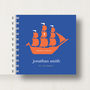 Personalised Kid's Pirate Ship Small Notebook, thumbnail 1 of 9